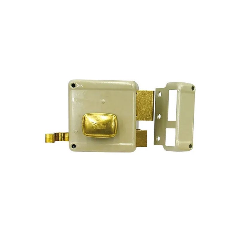Serratura Yale Ferroglietto Per Porte Legno - Entrata 60mm | Con Cilindro E 3 Chiavi - Foto 5