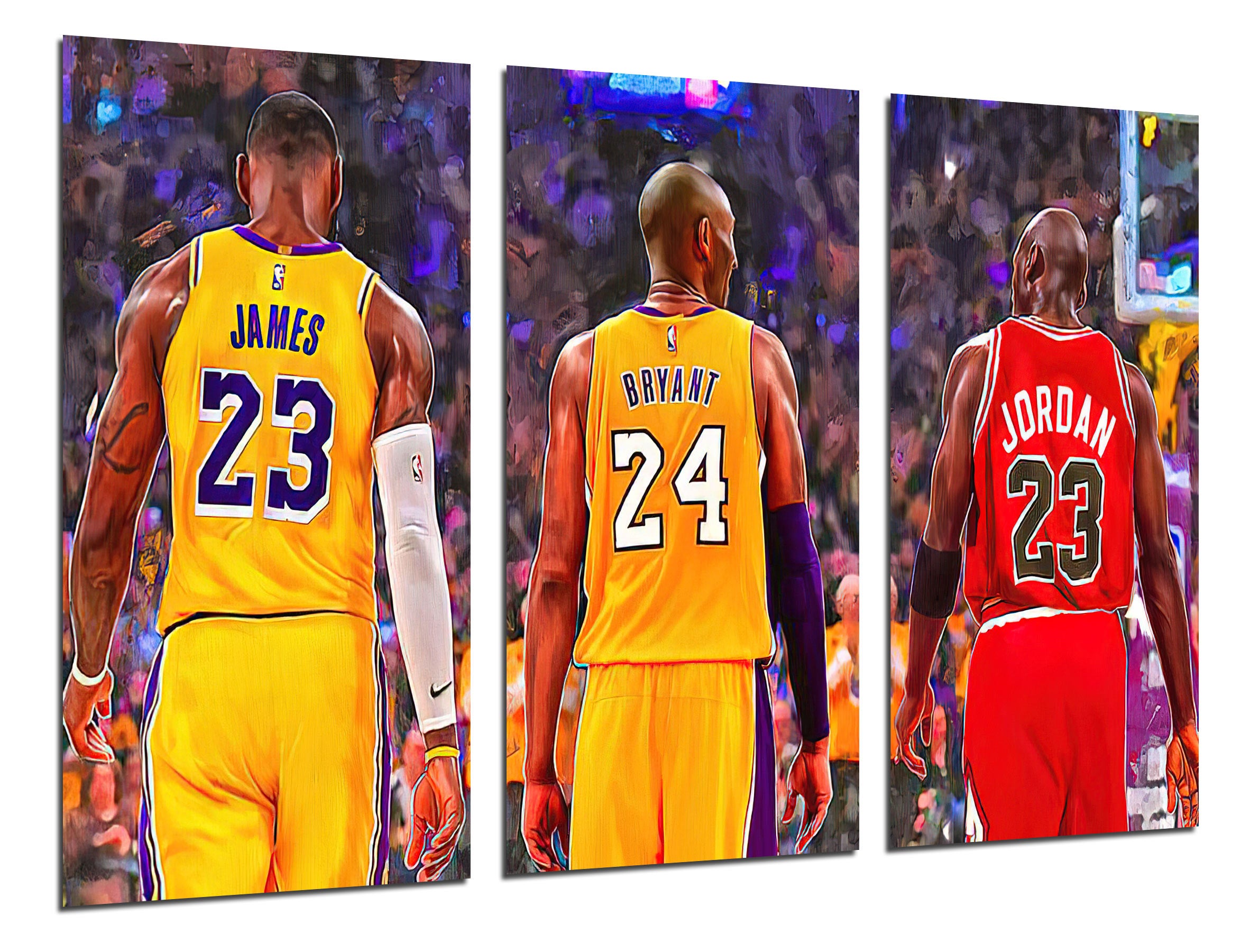 Set Cuadros Baloncesto, Leyendas, Nba, Michael Jordan, Lebron Jame