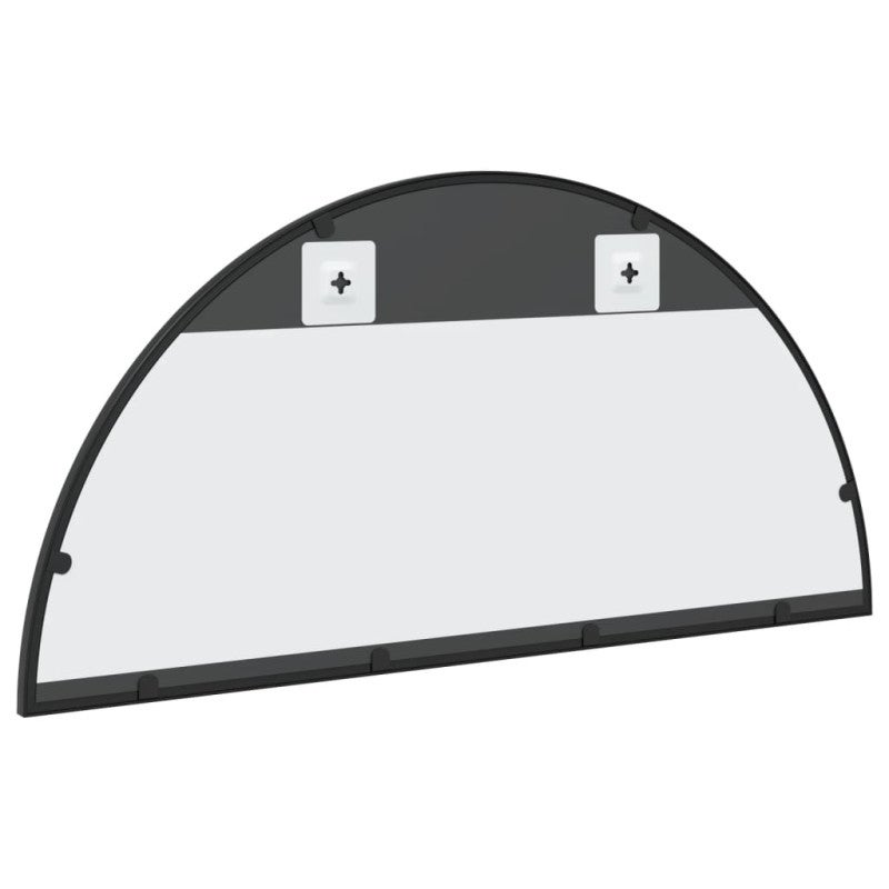 Miroir mural noir 80x40 cm arche fer - 5