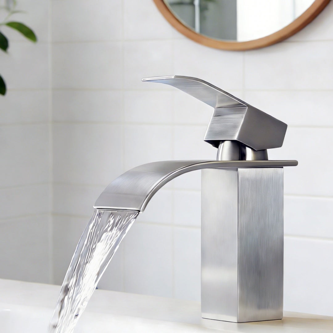 Mitigeur de lavabo chrome chromé, SENSEA Essential