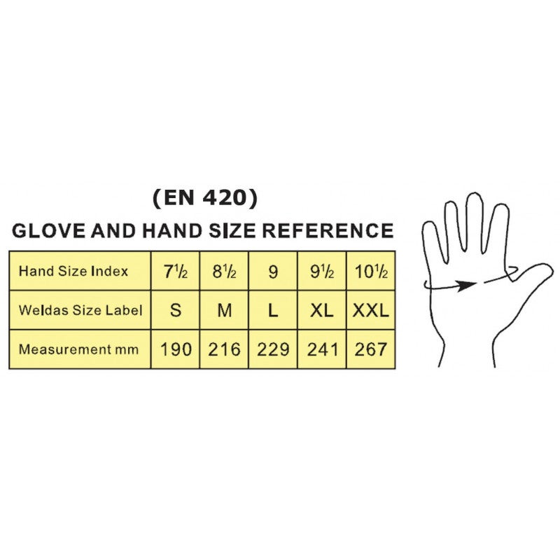 Gants soudeur MIG-MAG Wedas 10-2755 renforcé et dos aluminisé - 4