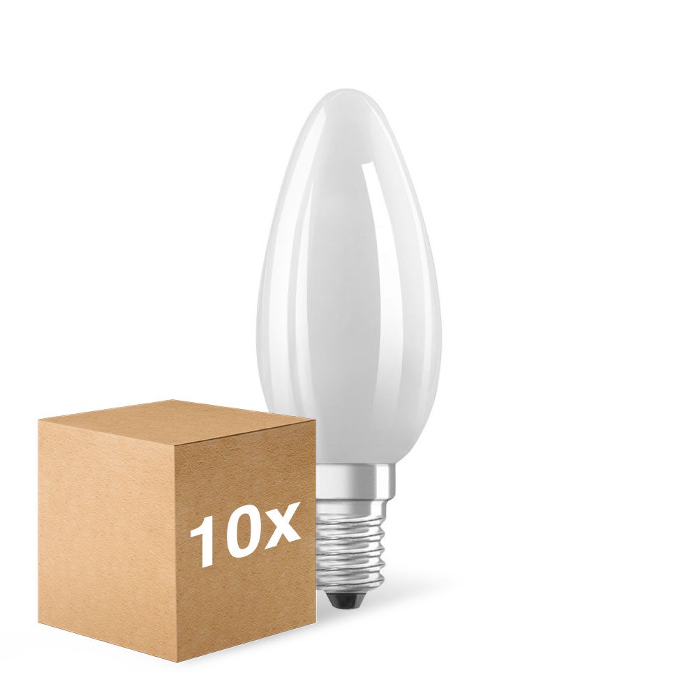 Lot De 10 Bougies Manchon E14 Blanc 100mm - Avec/sans Gouttes, Pour Lustre
