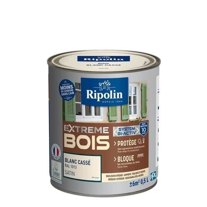 RIPOLIN Peinture Bois Satin Haute Protection 10 ans qui Protege et ...