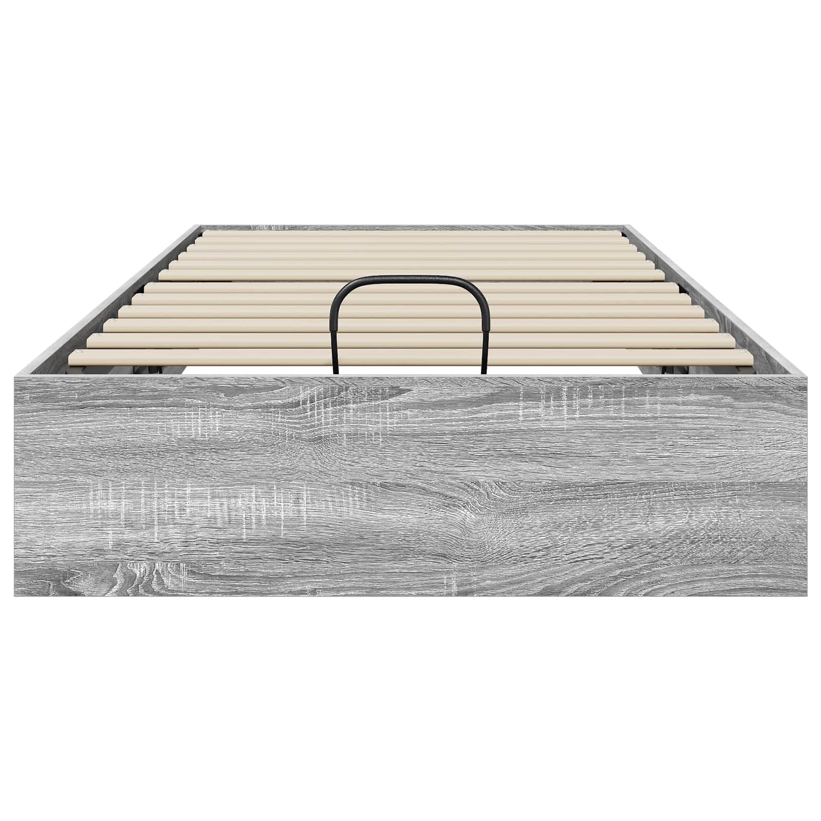 Cadre de lit ottoman avec rangement gris 193 x 90 x 25 cm - 5