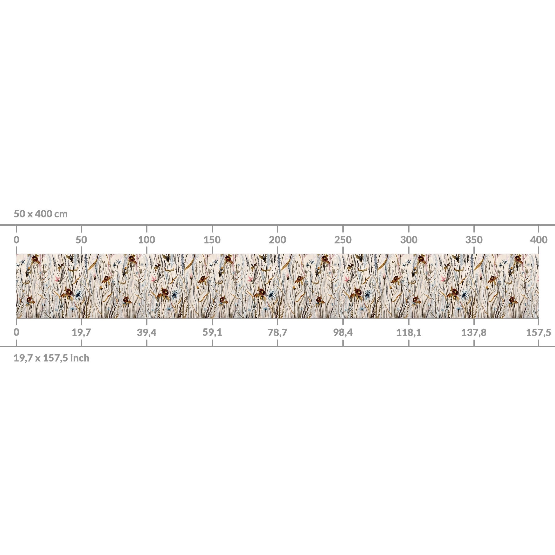 Crédence cuisine moderne crédence adhésive imperméable et résistant à l'huile autocollante sur mur et carrelage sauvage fleurs 200 x 50 cm - 6
