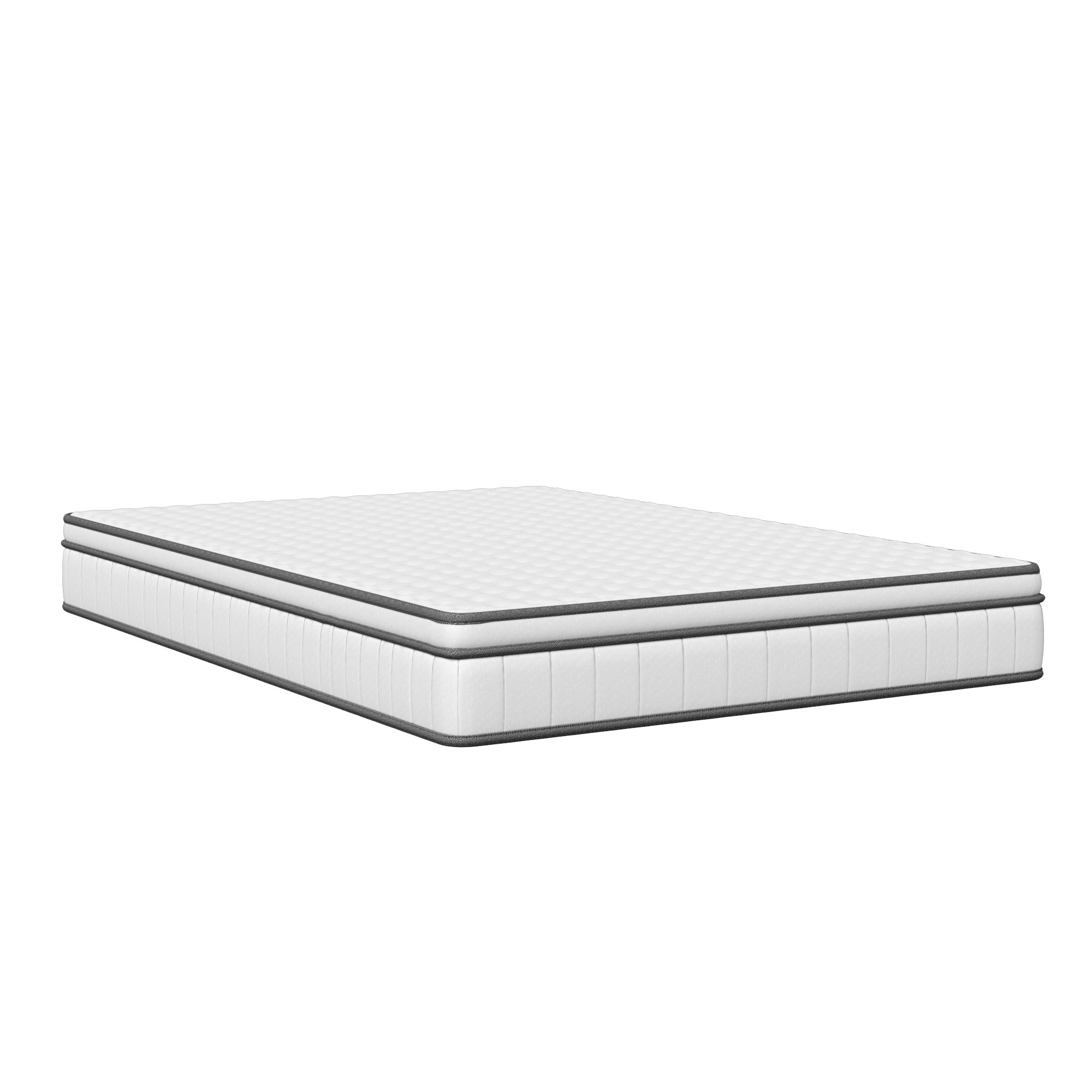 Matelas 140 x 190 cm, hauteur 25 cm, Matelas à ressorts, ressorts ensachés 7 zones, avec tissu doux, dureté H2, maille 3D, respirant - 11