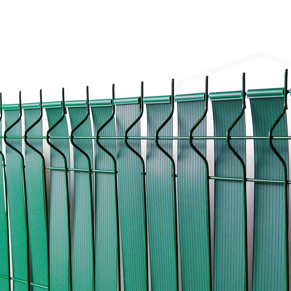 Lamelle d'occultation rouleau PVC 60 ml - Occultant pour panneaux rigides ou grillage - couleur vert - 3