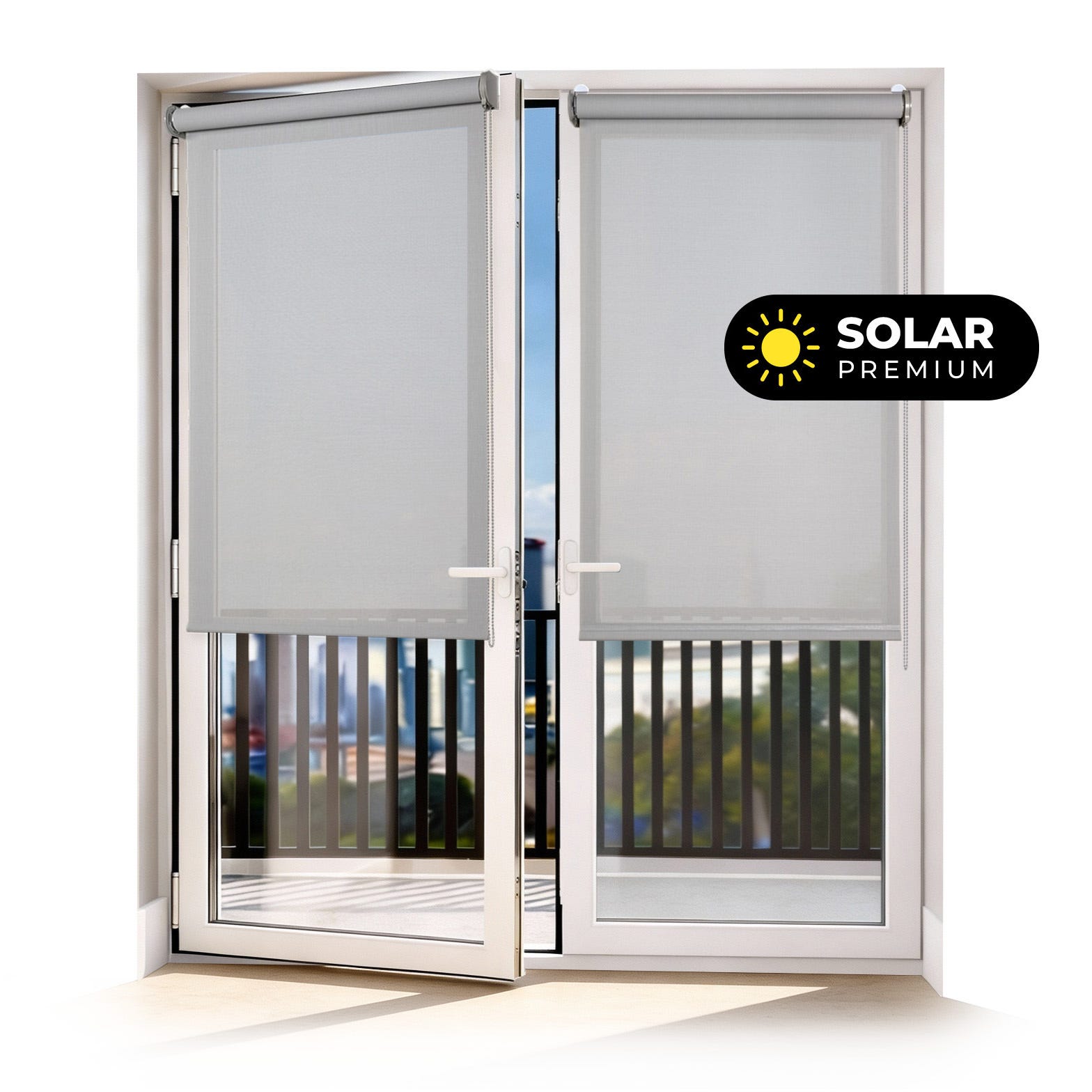 External Store Screen Store enrouleur Screen Easyfix - store translucide Screen Plus Gris ...