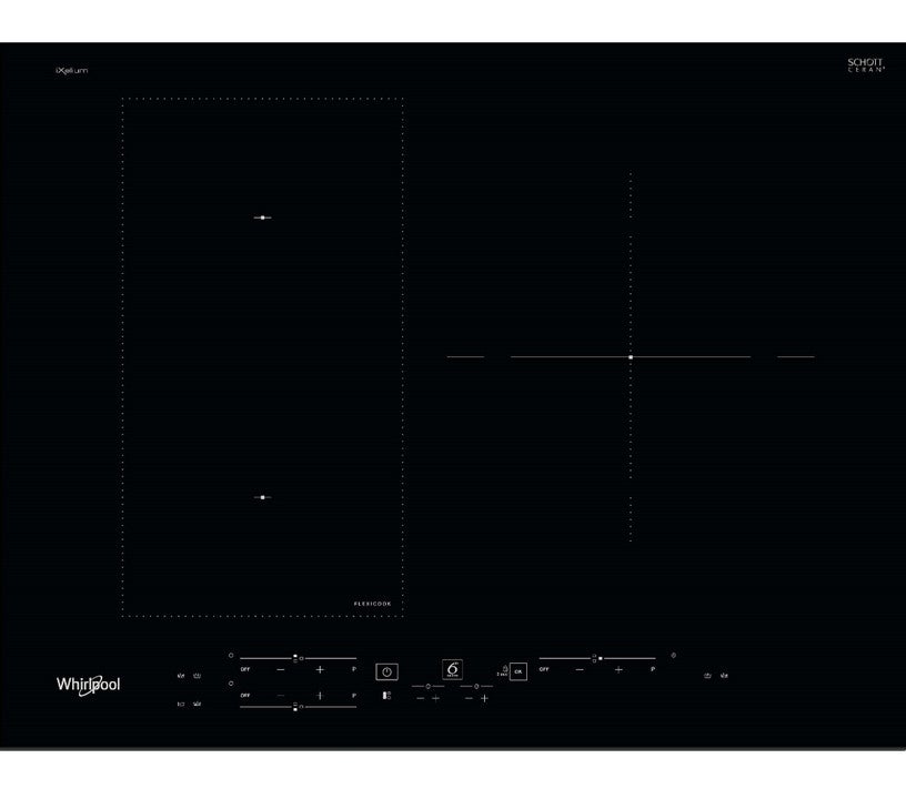 Table de cuisson à induction 65cm 3 feux 7200w noir - Whirlpool ...