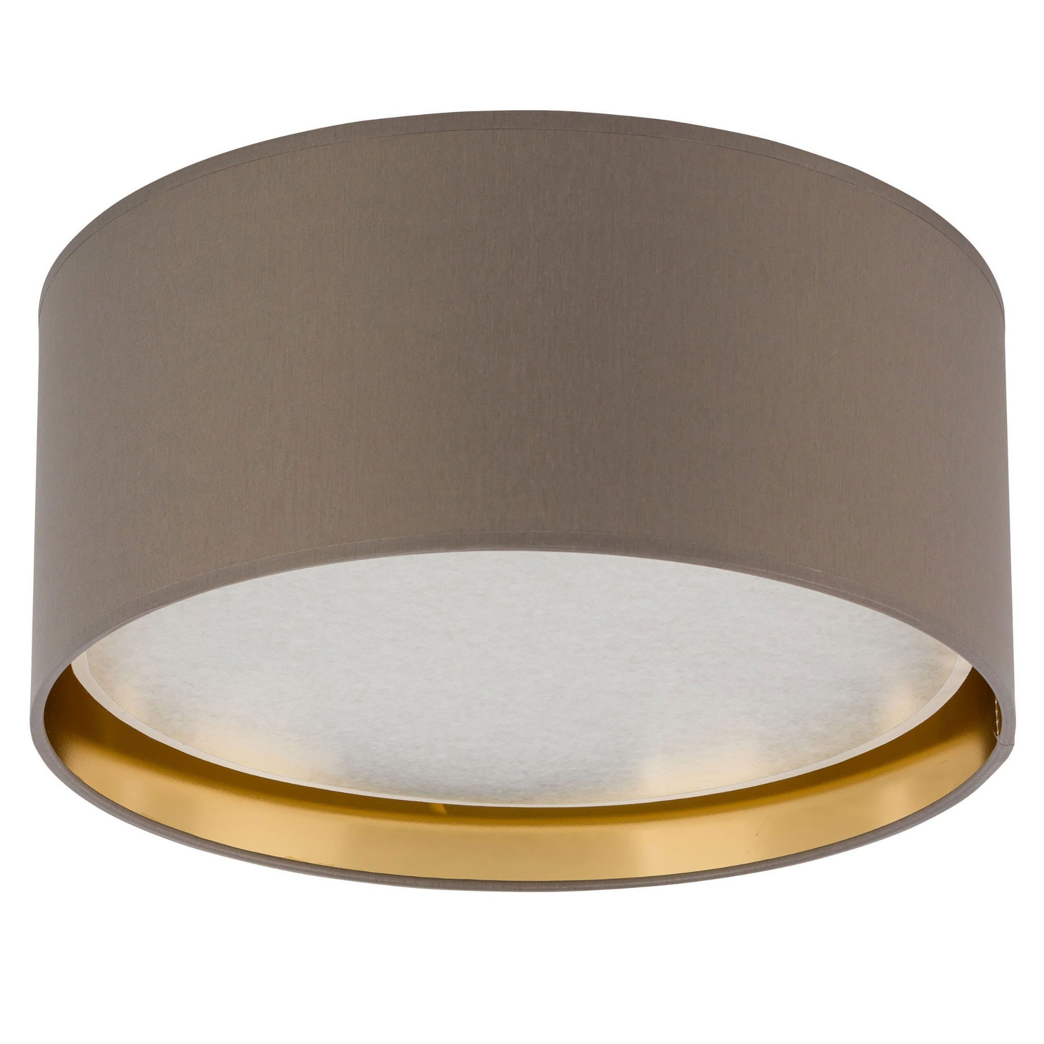 Plafon Bilbao okrągły biało-beżowy-złoty 4xE27x15W wym: 17 x 45 cm IP20 tkanina TK Lighting