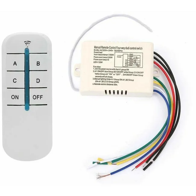 Kit D'interrupteurs Et Télécommande 2,4G Pour Voiture Enfant – Modèles RX18 6V – Démarrage Doux – Bricolage Facile