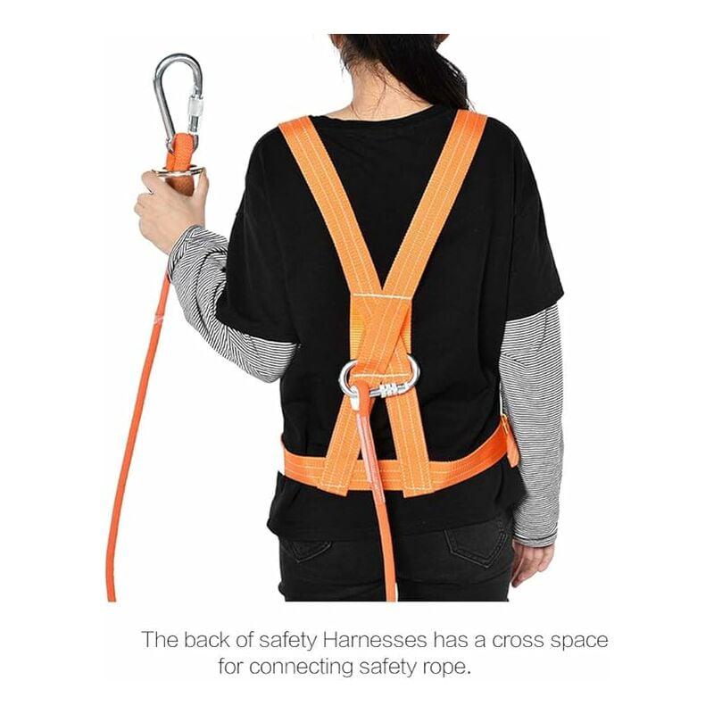 Kits de Harnais de Sécurité, Harnais Antichute de Sécurité, Harnais Réglable en Hauteur à 6 Stypes pour Ceinture, Ceinture de Sécurité, Corde de Sauve - 4