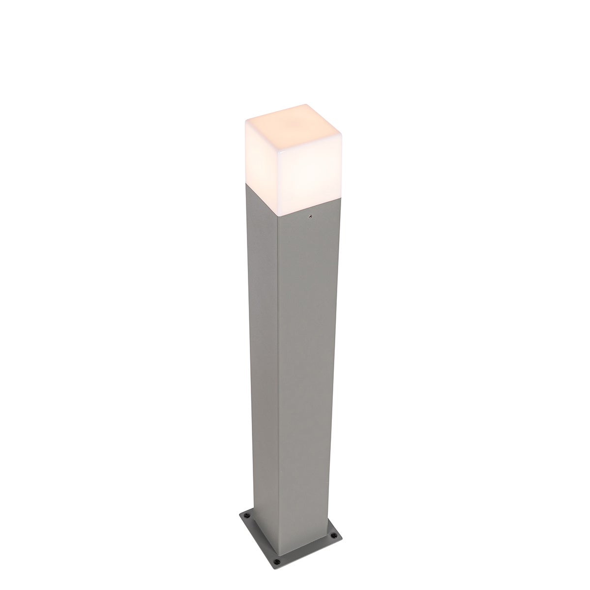 Lampe Sur Pied Extérieur QAZQA Denmark - Blanc - IP44 - Dimmable - Culot E27 - Design Moderne
