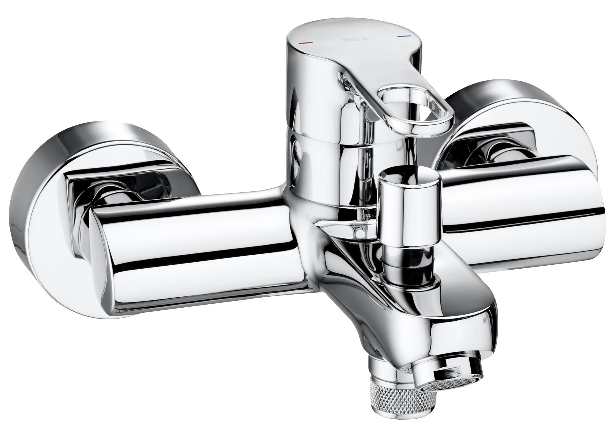 Jednouchwytowa bateria wannowa ROCA Atis chromowana