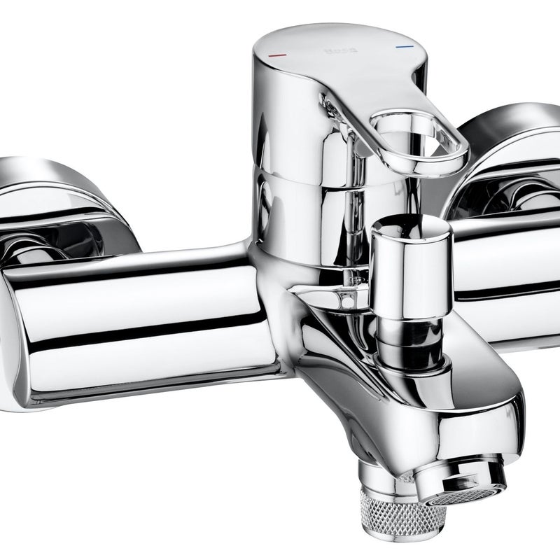 Jednouchwytowa bateria wannowa ROCA Atis chromowana