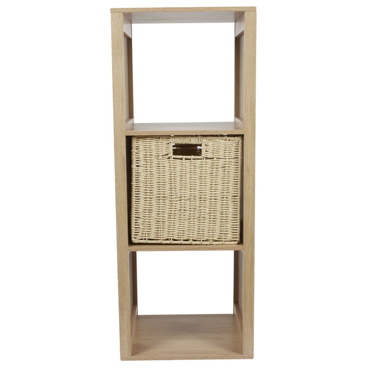 Bibliothèque pour Séjour en MDF Marron H. 99 x l. 38.5 x P. 32 cm - 5