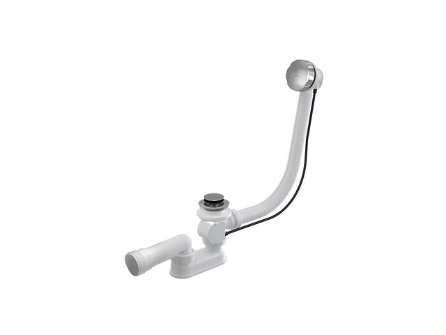 Vidage pour baignoire automatique chrome en acier inoxydable - BES