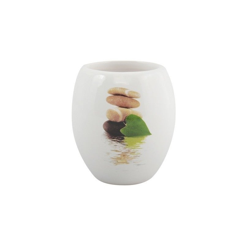 Bicchiere in ceramica HAITI Grigio MSV