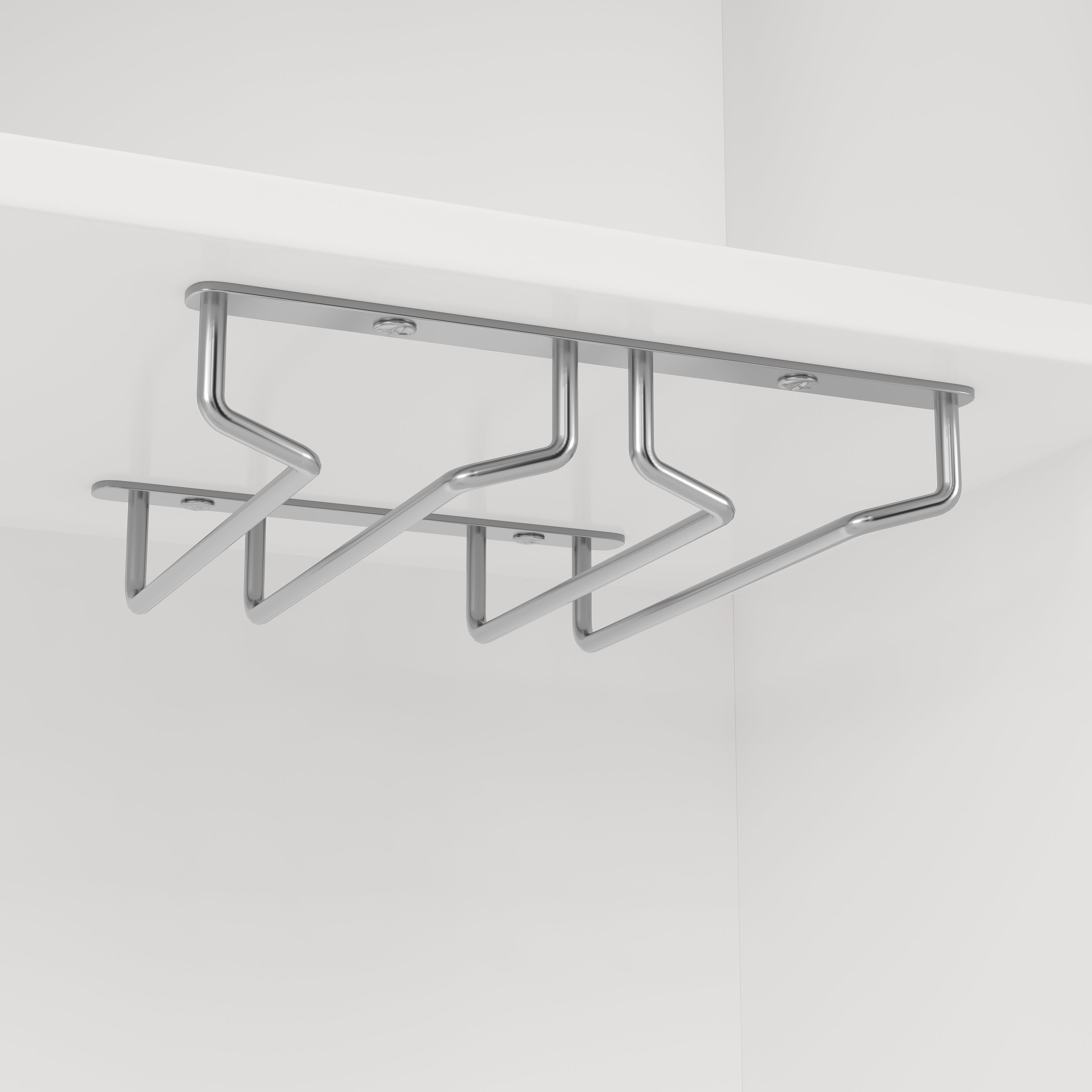 Wysoka komoda kuchenna z 4 drzwiami, 2 szufladami i regałem na wino - Regulowane półki - 106 x 40 x 179,5 cm - Płyta MDF - Biała - 9