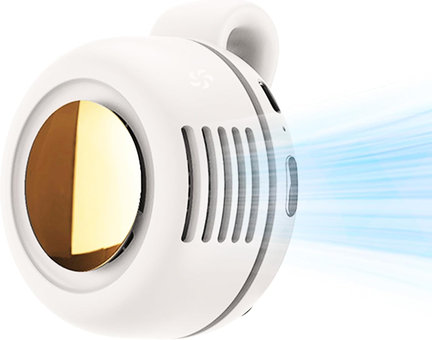 Zestaw 1 wentylatorów USB z 3 regulowanymi prędkościami (biały)