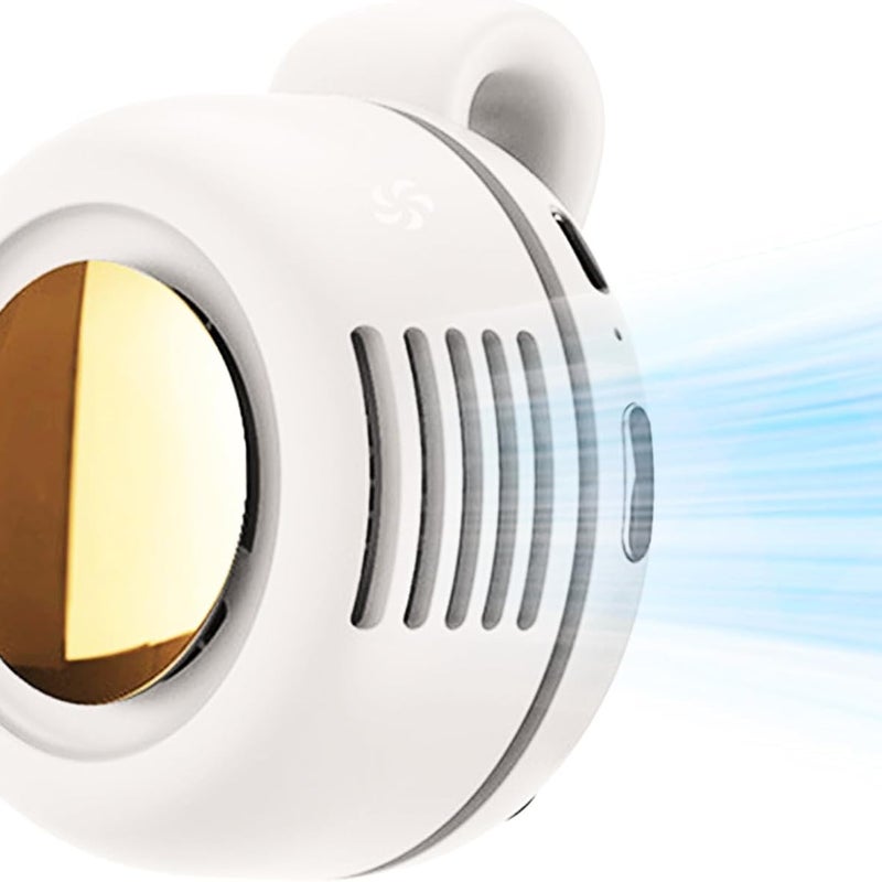 Zestaw 1 wentylatorów USB z 3 regulowanymi prędkościami (biały)