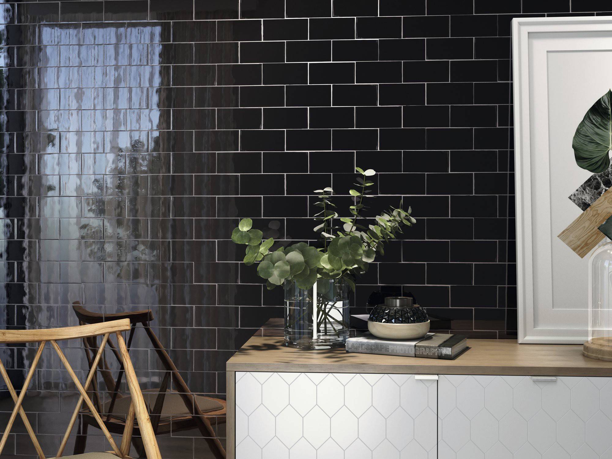 Carrelage Effet Métro 6,5x13 Memories - NUIT - 2