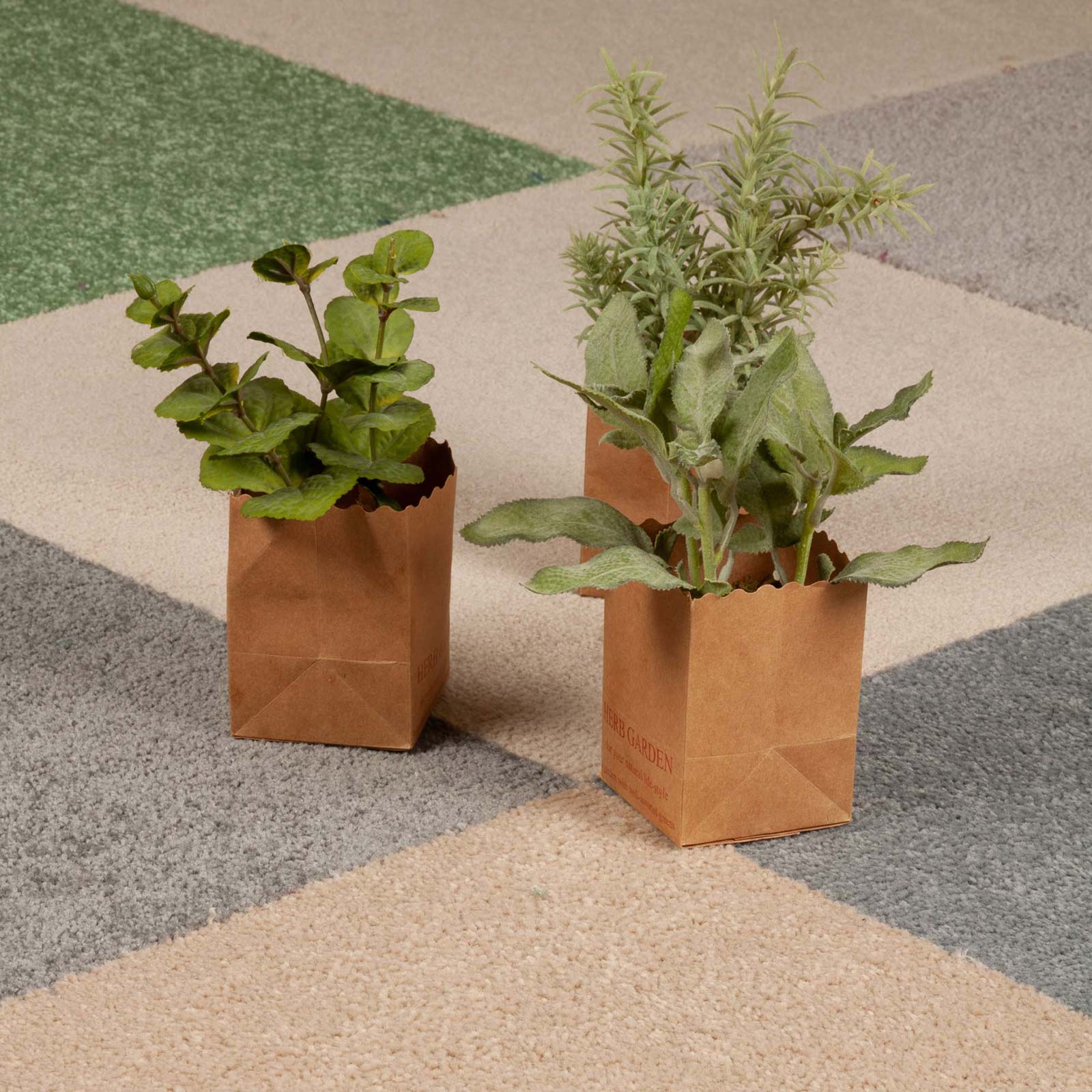 Dalle moquette plombante taupe, moquette 50X50 douce, revetement de sol pour chambre enfant, salon & plus - 5