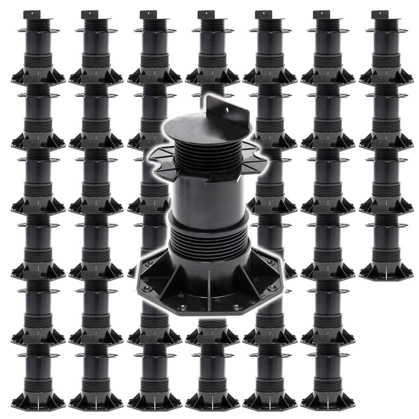 Supporti Regolabili Pavimento Wiltec Supporto Per Pavimenti Galleggianti, Altezza Regolabile 18-25mm Base Per Piscina Fuori Terra