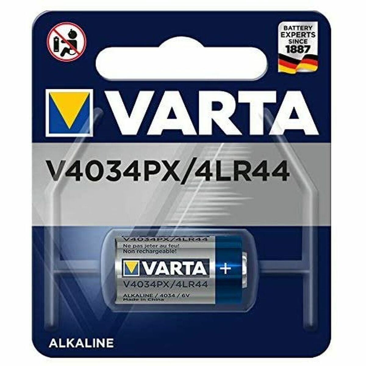 ALCALINE 4RL44 6V-100mAh 4034.801.401 (1pc/bl) - 6