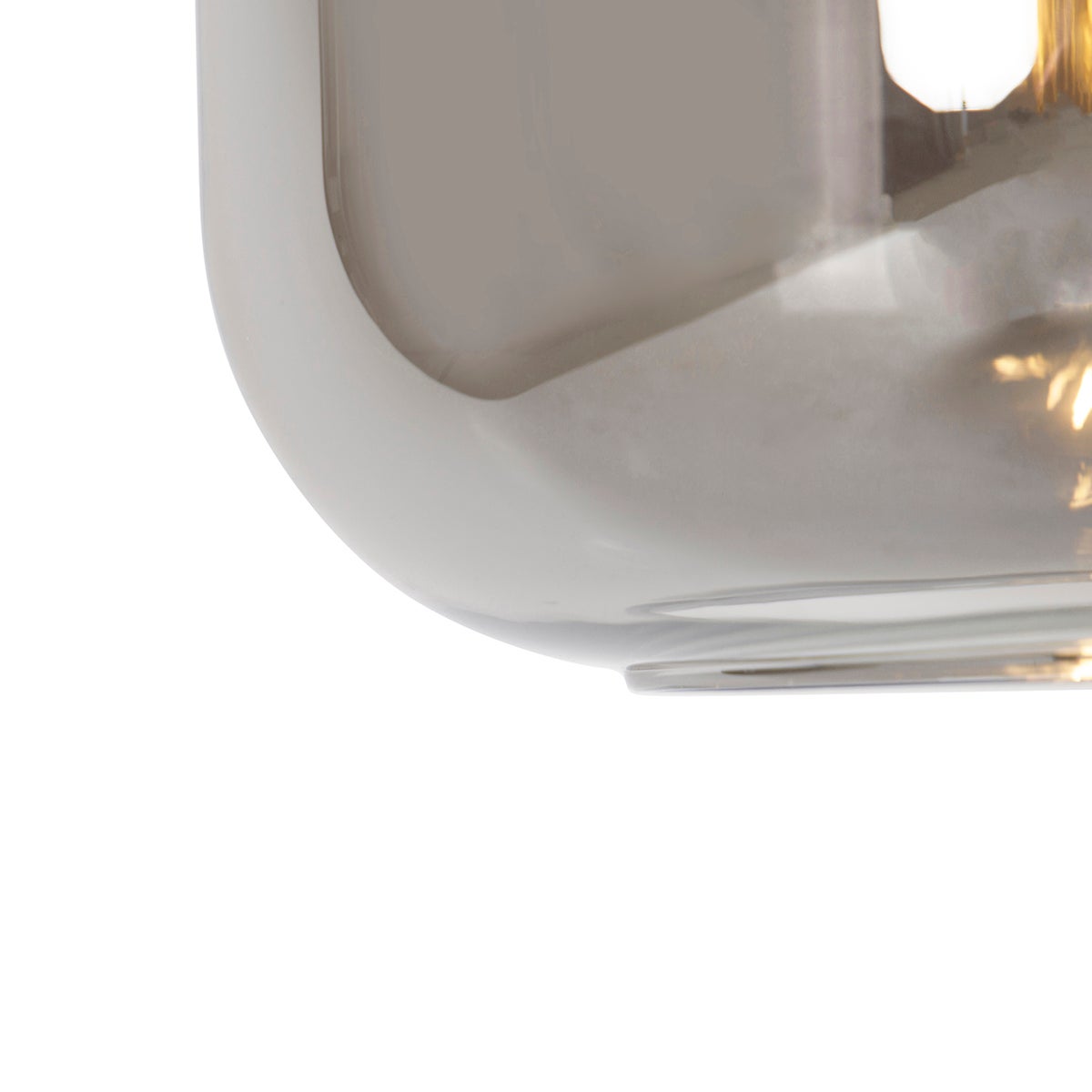 Qazqa design lampe suspendue intelligente - Zuzanna - noir et fumé, rond, ampoule led 7w, e27, 2700k - 6500k, dimmable, 25cm, - 7