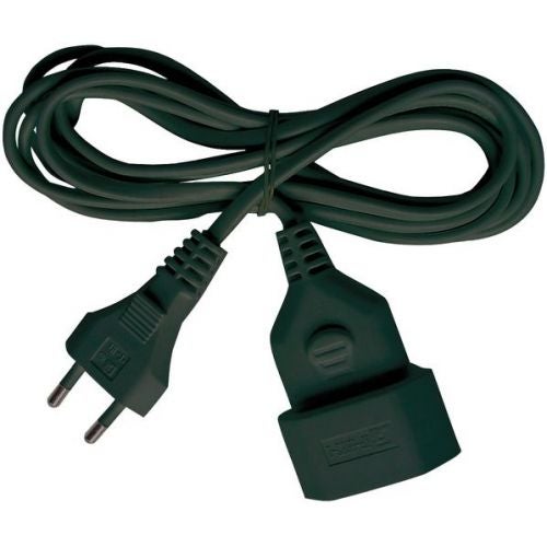 Alargador eléctrico IP20 H03VVH2-F 2x0,75 de 5 m (Negro) con clavija y toma tipo euro Brennenstuhl 1161800 - 3