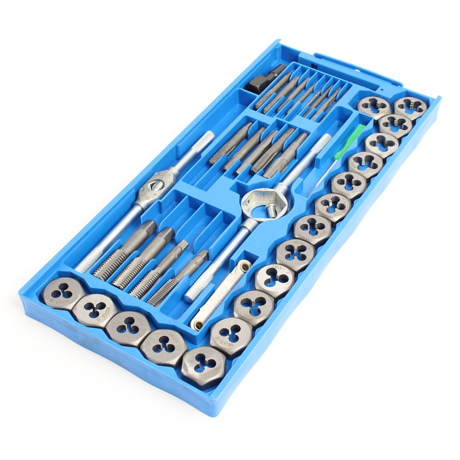 XPOtool Jeu de Tarauds de 40 pcs. - M3-M12 et 1/8