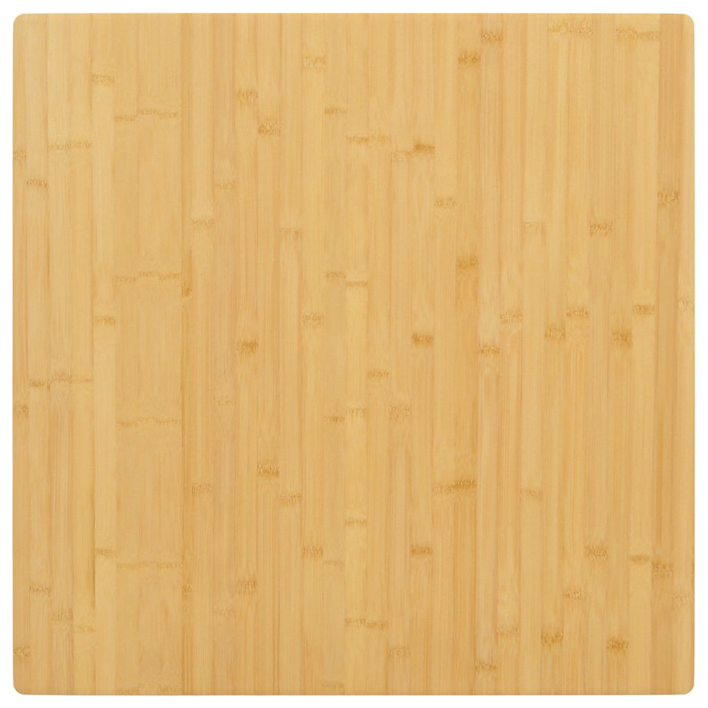 Tablero de mesa de bambú 70x70x2,5 cm vidaxl