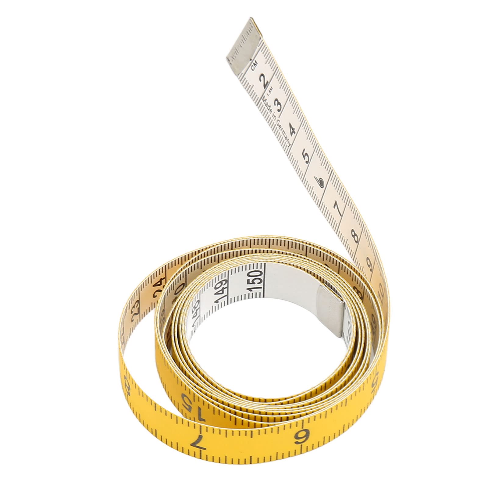 Lot de 10 rubans à mesurer de 1,5 m, double face, transparents, compacts, po - 9