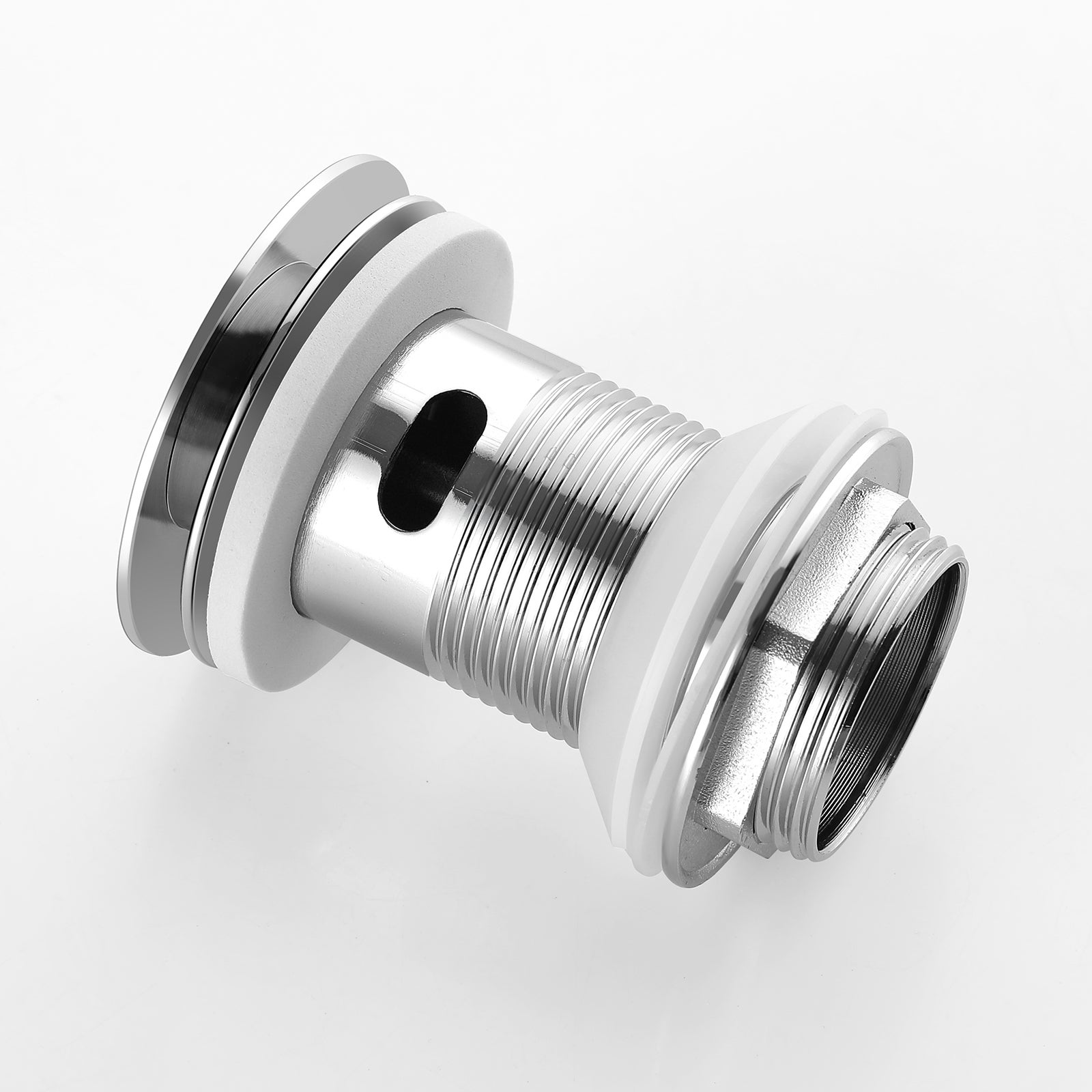 Auralum max Bonde Lavabo avec Trop Plein,Bonde Lavabo Salle Bain avec Couvercle Céramique Universelle Standard-G 1 ¼ - 7