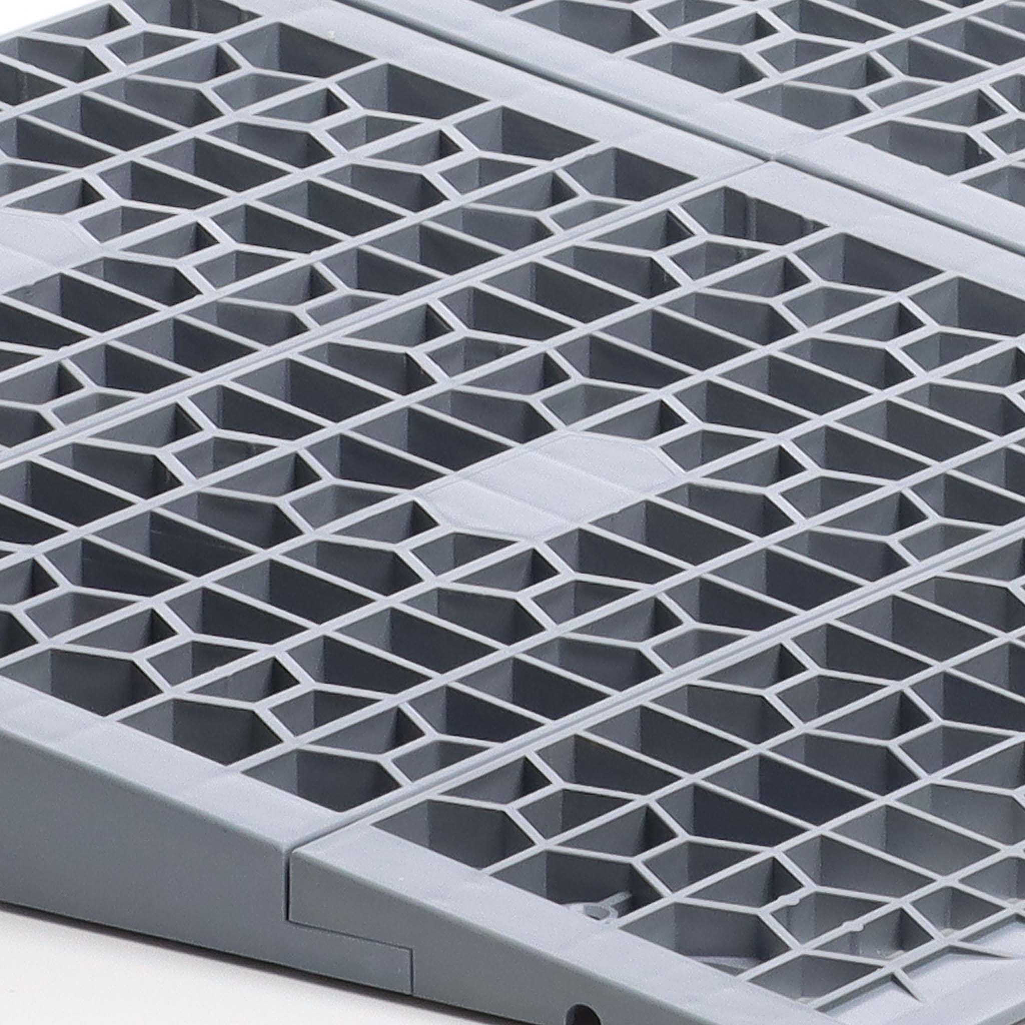 Rampe d'accès de seuil – Hauteur 0-25 / 25-50 / 50-76 mm – Largeur 810mm – Modulable pour Fauteuil roulant & Déambulateur – avec Surface… Wiltec - 3