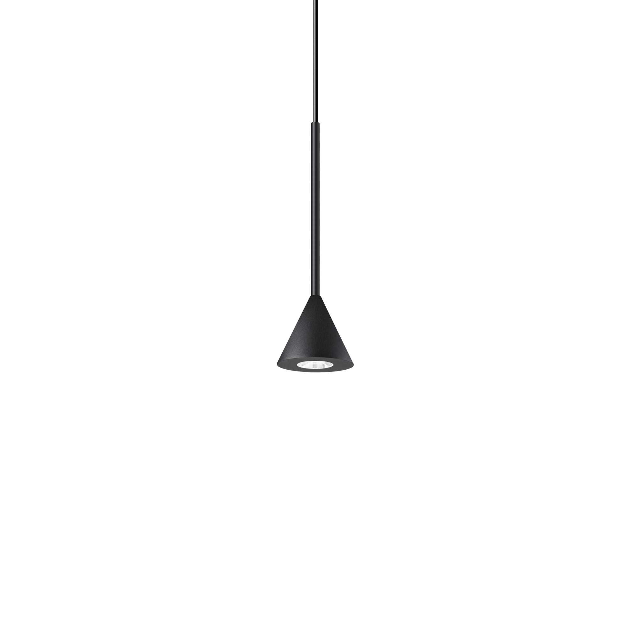 Ideal Lux  Suspension Led Archimede Métal,Plastique Noir , Leroy Merlin