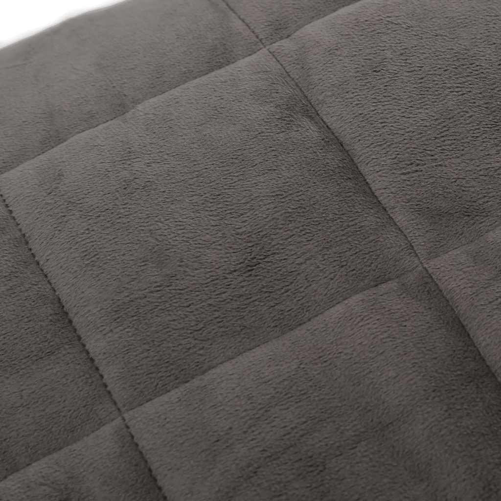 Couverture lestée Gris 120x180 cm 5 kg Tissu vidaXL - 5
