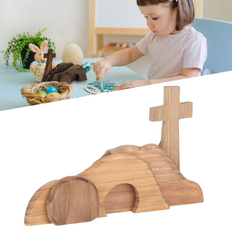 Scène de résurrection de pâques printemps pâques Christ ressuscité