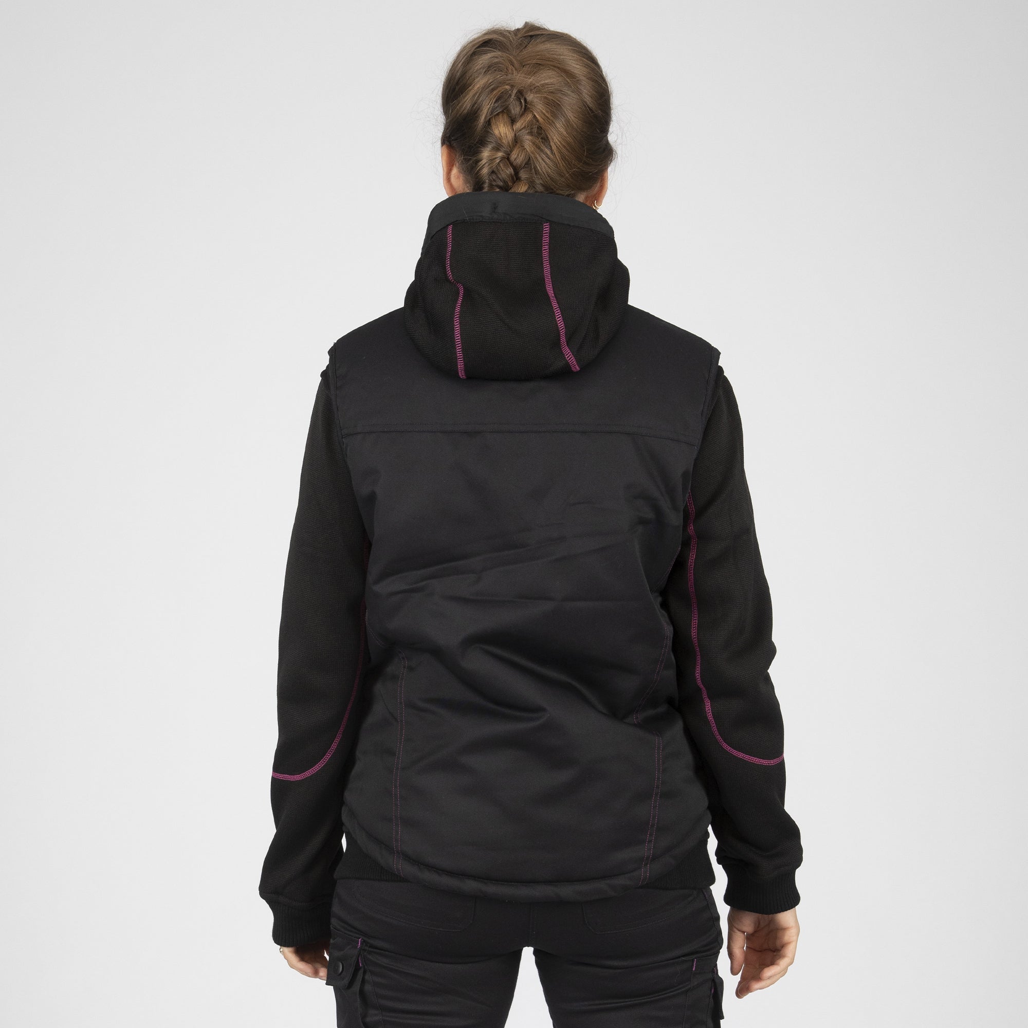 MARYSE GILET SENZA MANICHE 1452 Nero XL - 3