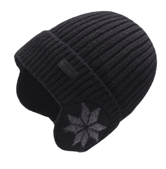 ATSNOSH Nero Berretto Termico A Maglia Per Uomo E Donna, Berretto Beanie In Pile Termica, Cappello Invernale Caldo, Beanie Berretto Da Corsa, Cappello Ciclismo (IT, Testo, Taglia Unica, Nero - Foto 10