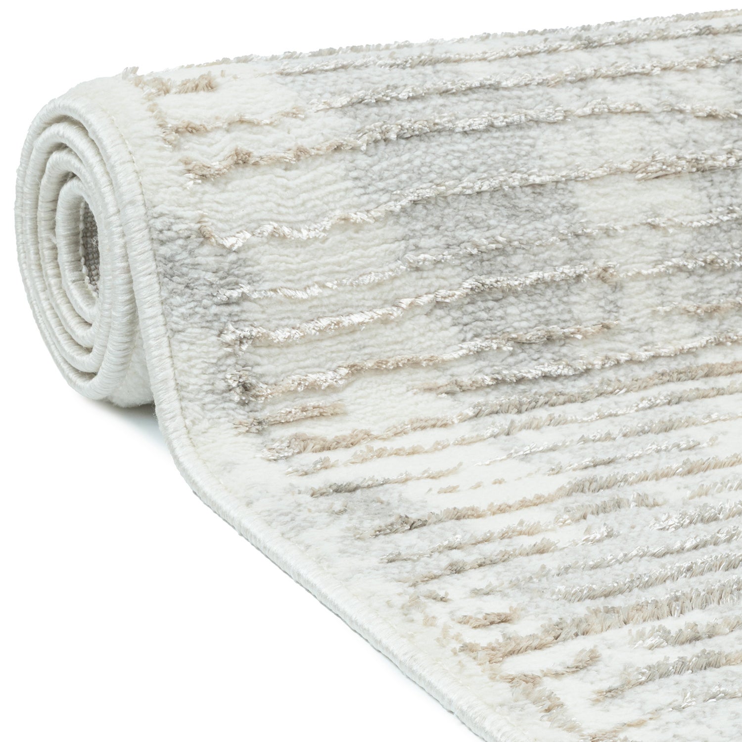 Dywan nowoczesny Milo 60x100 cm przecierka beżowy - 8