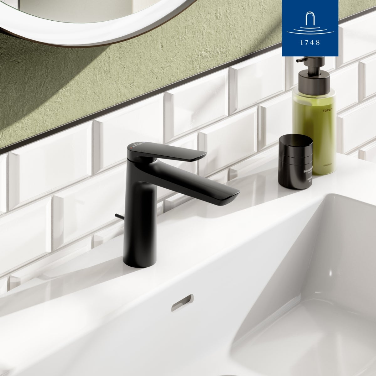 Villeroy & Boch - Robinetterie Lavabo Oasis - Matt Black. Monocommande. Bec 114 mm. Économie dEau. Cartouche Céramique - 7