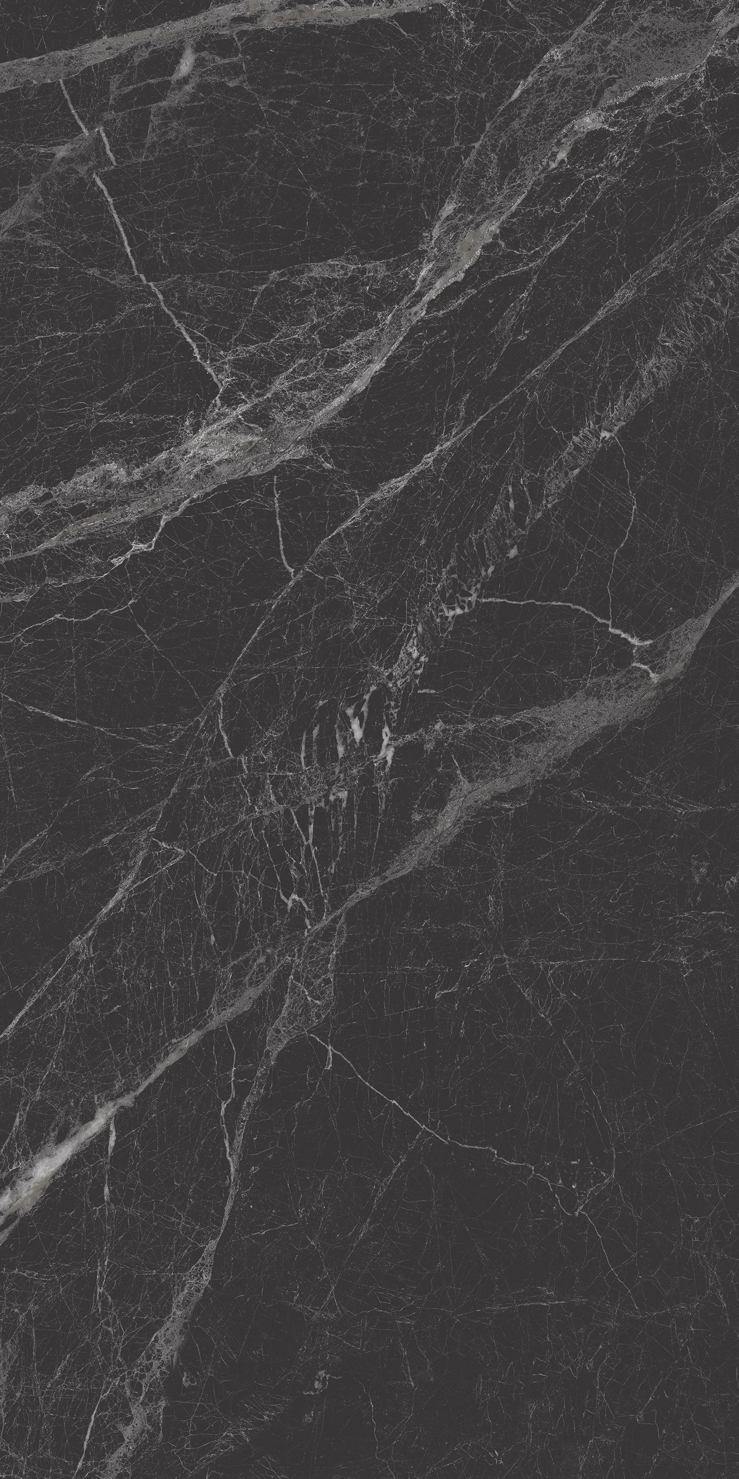 Carrelage sol / mur effet marbre MAJESTIC BLACK l.60 x L.120 cm Brillant LIMCARO - 4
