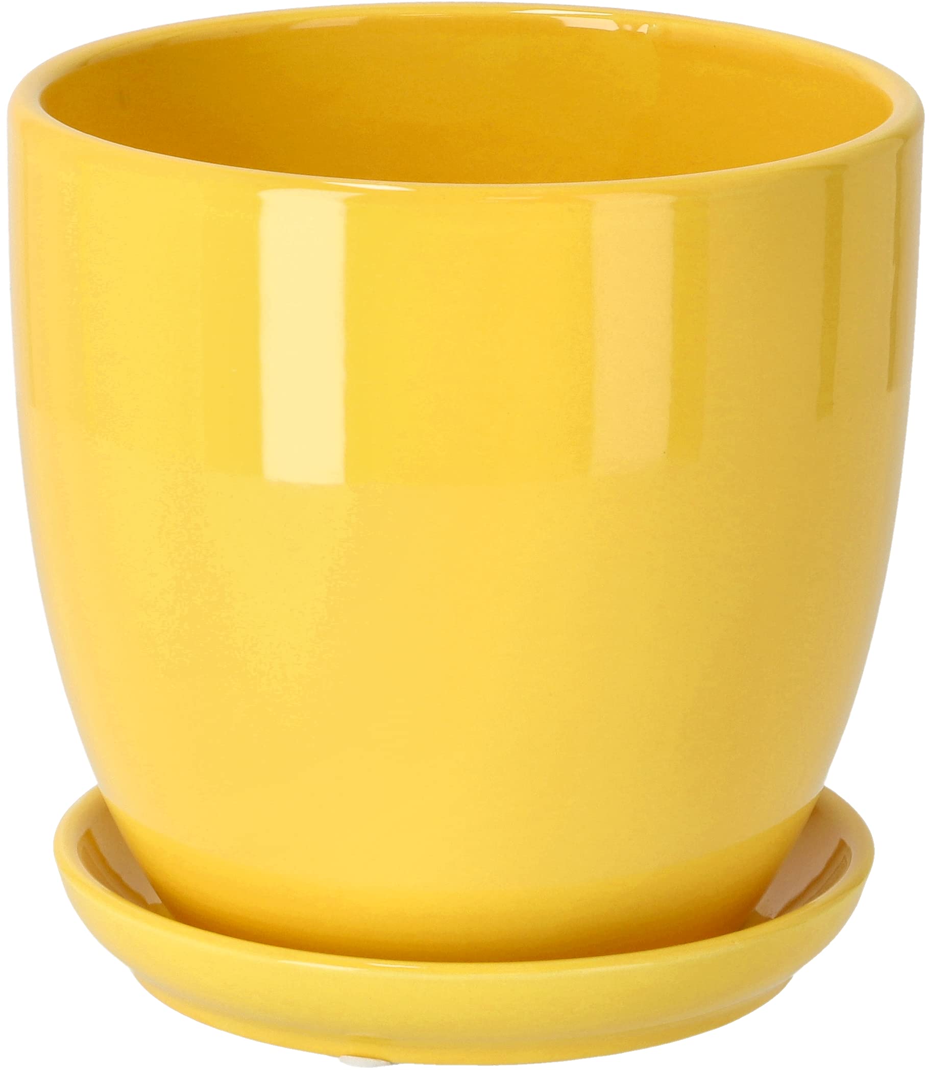 Doniczka 17cm donica osłonka ceramiczna podstawka - KOTARBAU