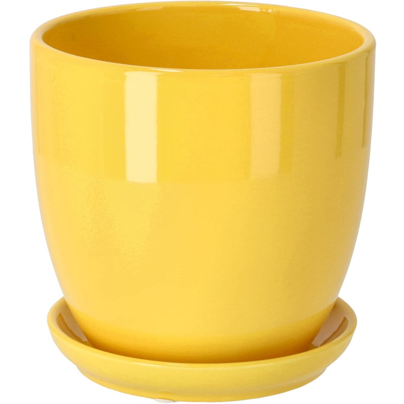 Doniczka 17cm donica osłonka ceramiczna podstawka - KOTARBAU