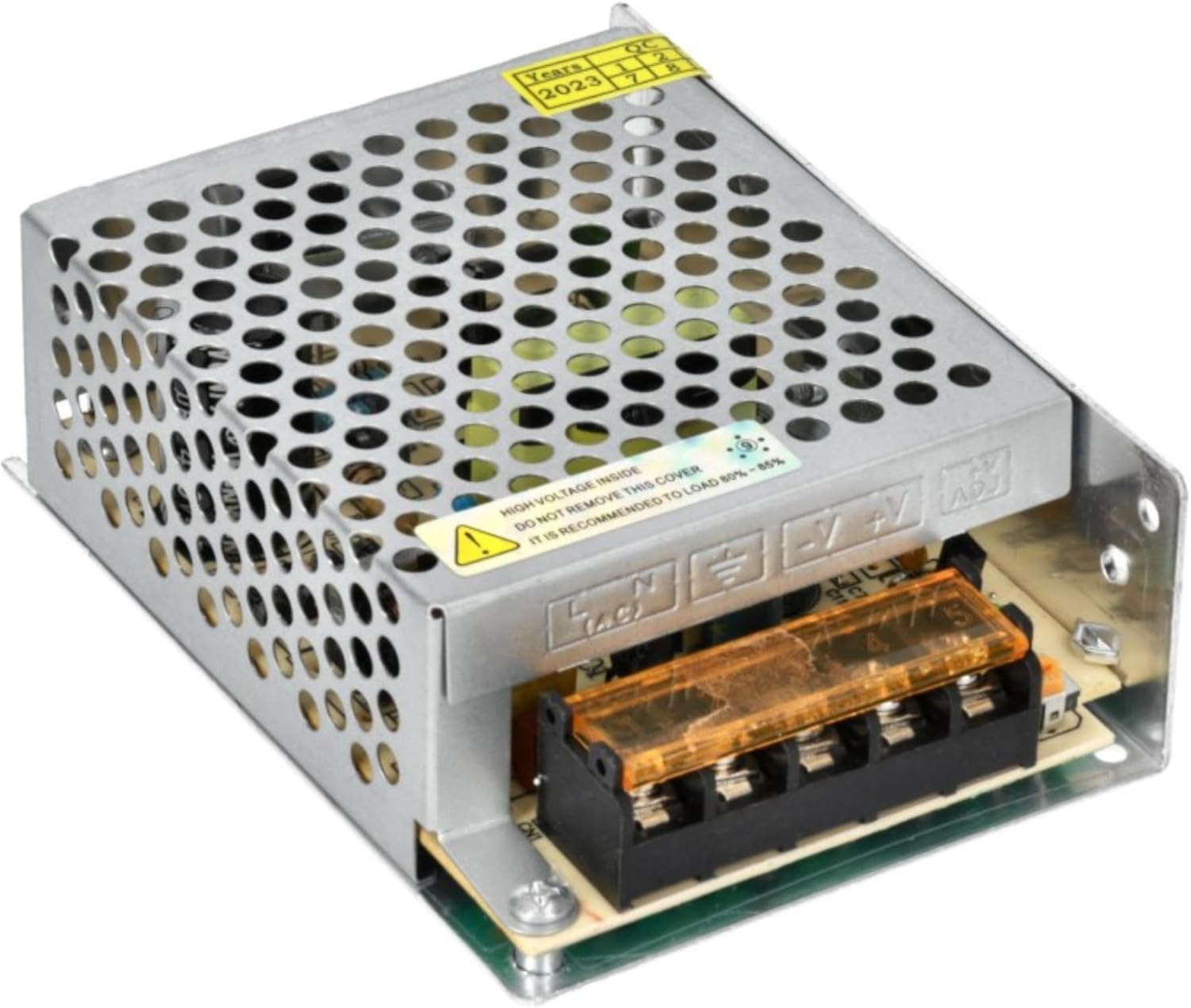 Transformator zasilający 110/220 V AC na 24 V DC 60 W 2,5 A, do montażu wewnątrz budynków IP20, do taśm LED, neonów lub urządzeń niskonapięciowych