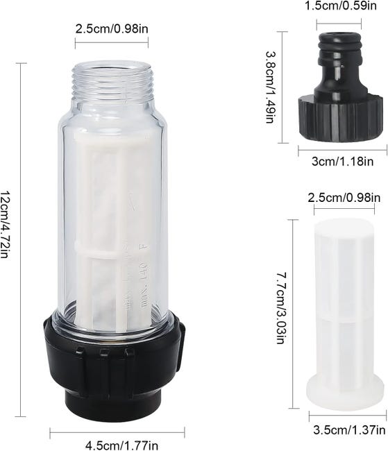 Zxfdsfdbnm 2 Pezzi Idropulitrici Filtro Giardino Tubo Adattatore Collegamento Rapido Forniture Per Interni Esterni Giardino Irrigazione Forniture - Foto 5