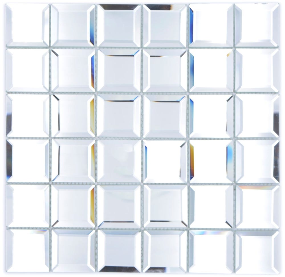 Tessere mosaico Sheet a mosaico specchio autoadesivo 5x5 mm Specchi d' argento vetro quadrato a mosaico Fai da te Arredamento artigianale Mosaico (Size : B01 Tessere mosaico Sheet a mosaico specchio autoadesivo 5x5 mm Specchi d' argento vetro quadrato a mosaico Fai da te Arredamento artigianale Mosaico (Size : B01