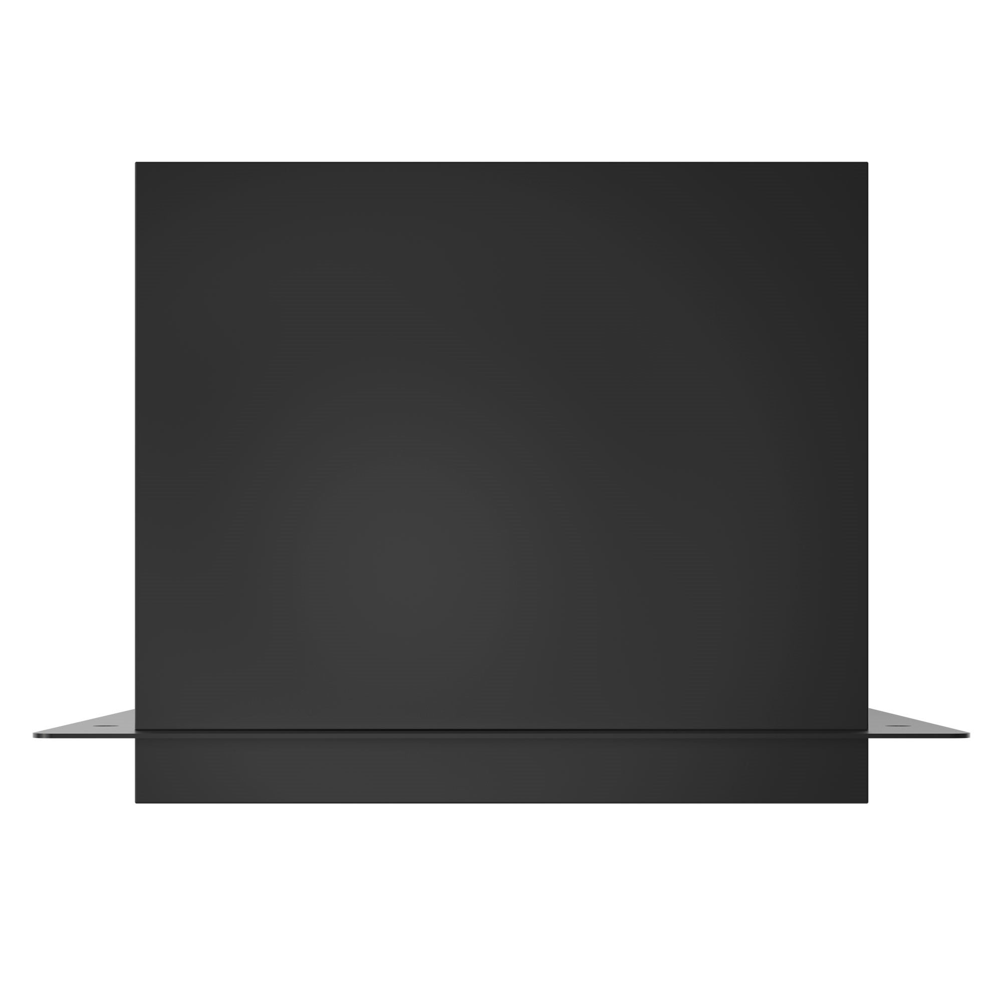 LuxeBath moduł szafki podtynkowej ze stali nierdzewnej czarny 60x20x14 cm wnęka łazienkowa z uchwytem na papier toaletowy i szczotką wc - 6